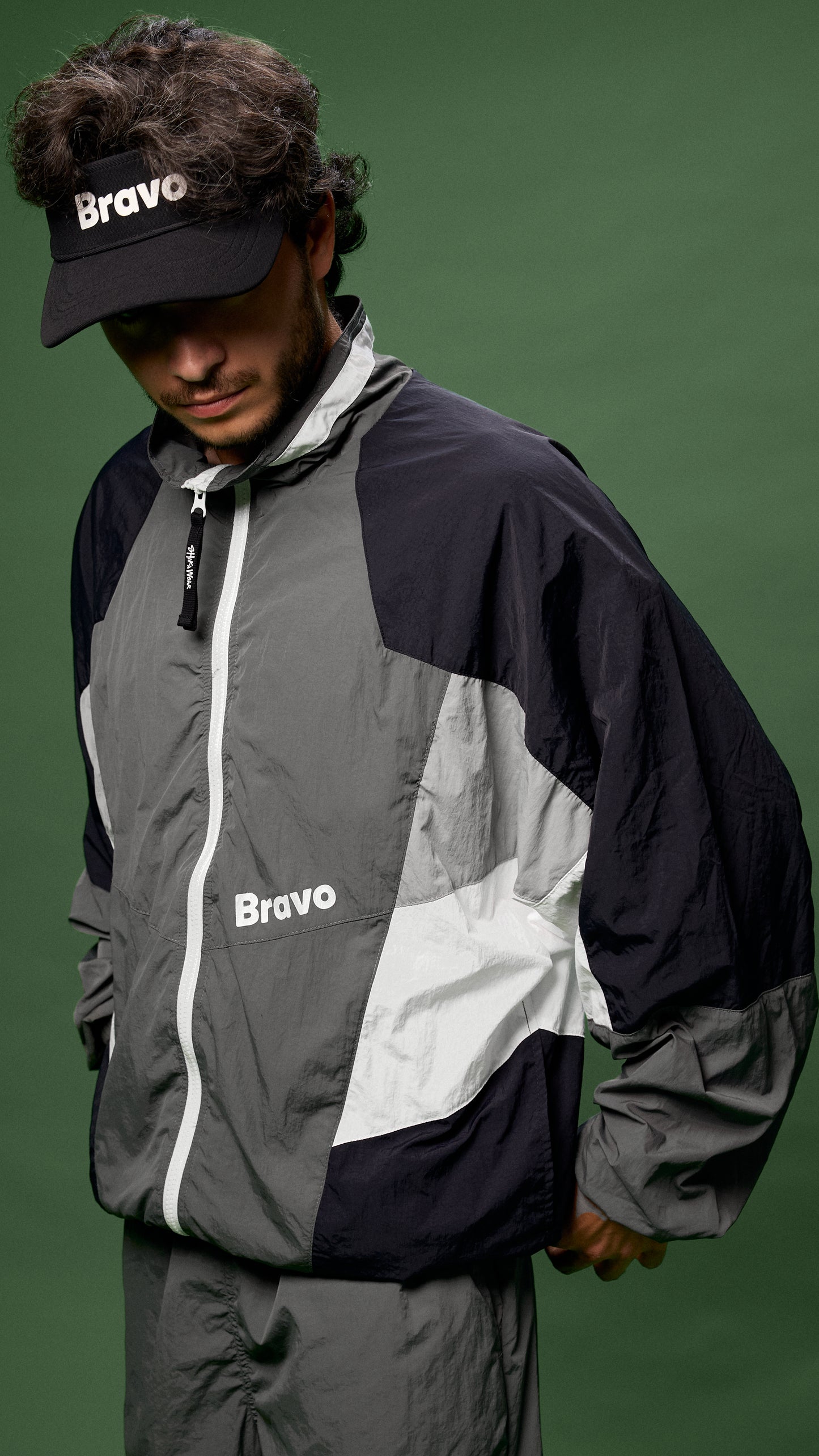 BRAVO NYLON TRACK JACKET
